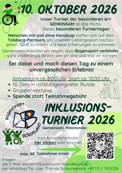 Ausschreibung Inklusionsturnier